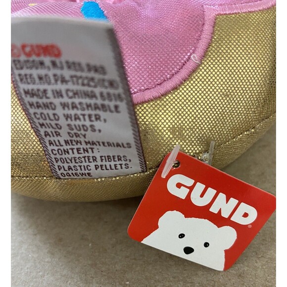 Gund Sparkle Snacks Donut 3" 4056326 11 inches Round Plush - Picture 3 of 5